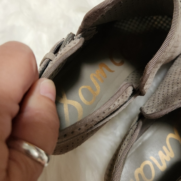 Sam Edelman/ Suede Leather Paula Booties - Picture 5 of 8